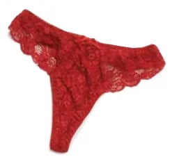 Red lace underwear